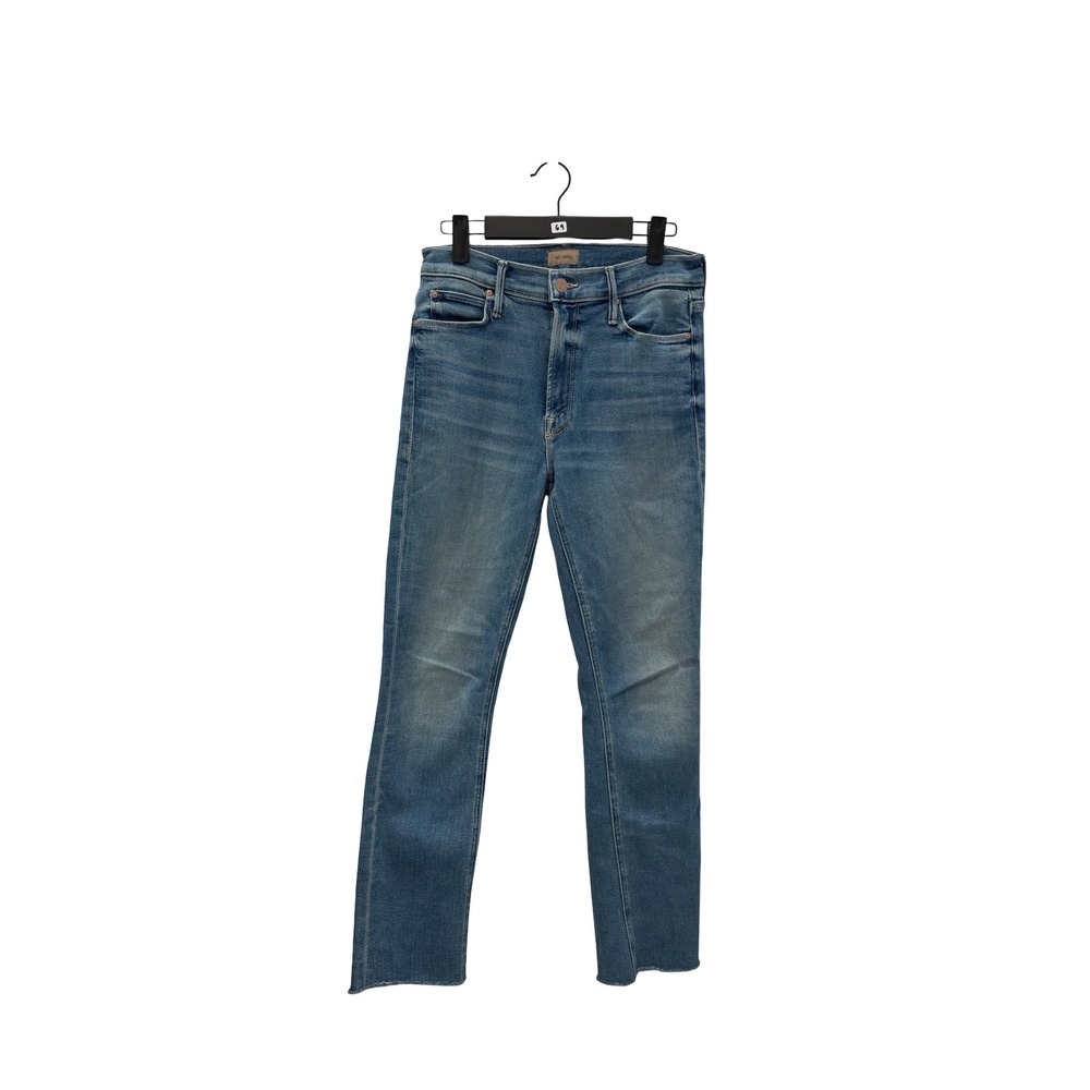 Mother Mid Rise Dazzler Ankle Fray Jeans